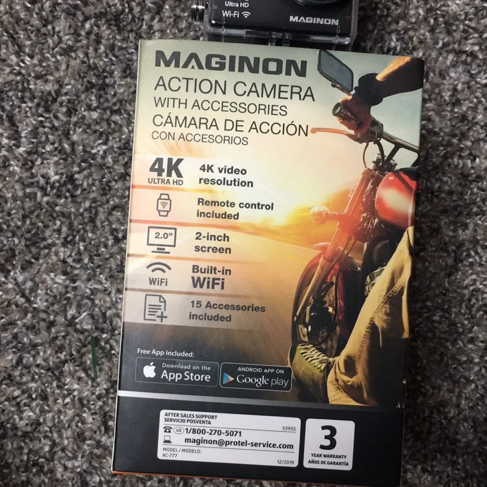 Action Camera, 4K Ultra HD Video Resolution